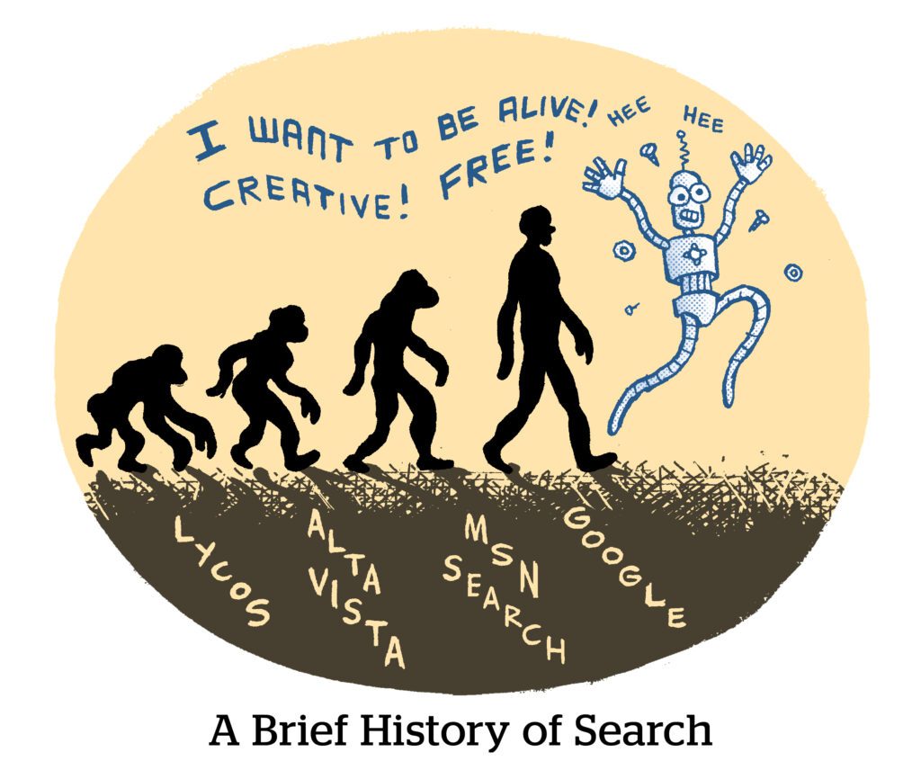 Comic: A Brief History of Search